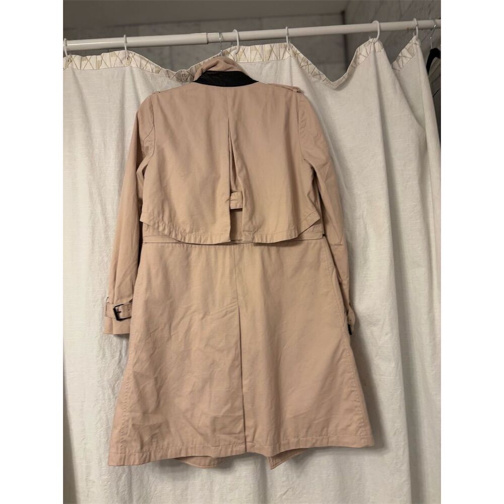 Rebecca Minkoff Women's Convertible Trench Coat Beige Size Small Standard - Picture 7 of 16